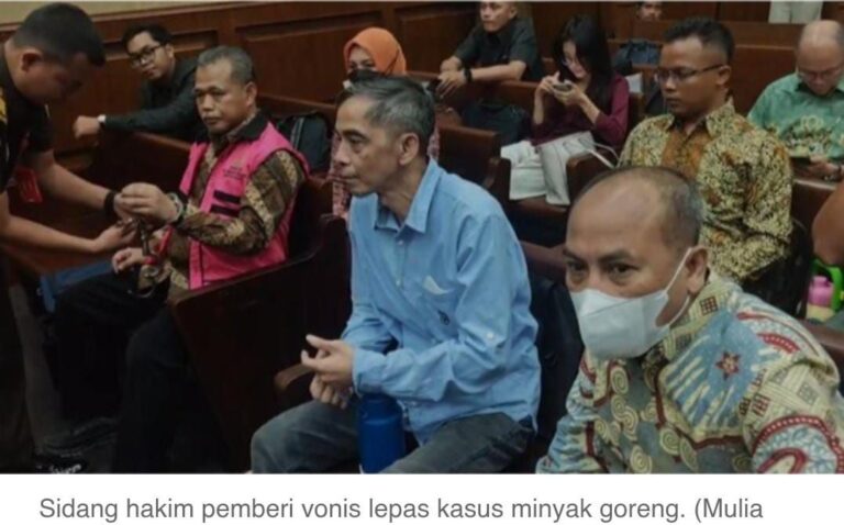 Dua Hakim Pemvonis Lepas Kasus CPO Minyak Goreng Di Dakwa Terima Suap Rp 6,2M